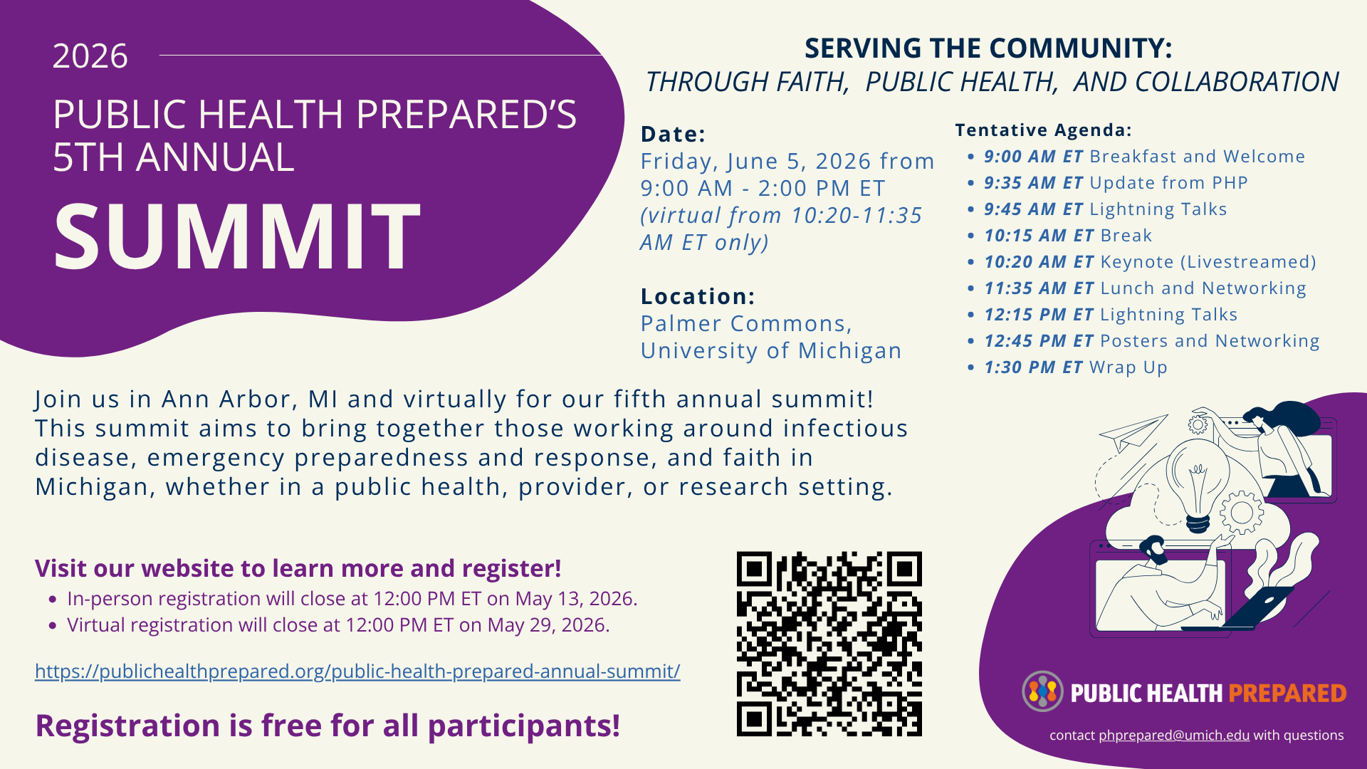 Event Flyer for Public Health Prepared Annual Summit